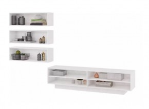 ПАОЛА Гостиная (Белый/Белый) в Ревде - revda.ok-mebel.com | фото 2