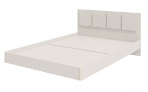 Парус Кровать 1600 на щитах (Белый) в изголовье 5 декор. квадрата в Ревде - revda.ok-mebel.com | фото