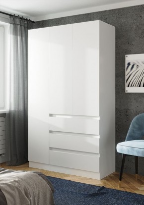 ПАРУС Шкаф 3-х ств. 1200 (белый) в Ревде - revda.ok-mebel.com | фото