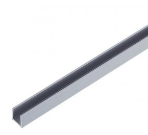 Планка торцевая "П" 4 мм для стеновой панели (алюминий) в Ревде - revda.ok-mebel.com | фото 1