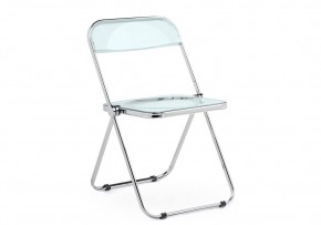 Пластиковый стул Fold складной clear gray-blue в Ревде - revda.ok-mebel.com | фото