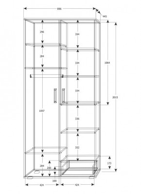 Подростковая Юпитер (модульная) в Ревде - revda.ok-mebel.com | фото 25