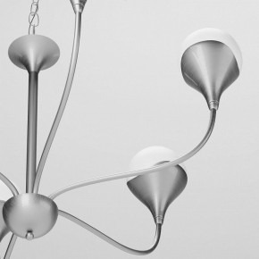 Подвесная люстра Eurosvet Calyx 60169/6 никель в Ревде - revda.ok-mebel.com | фото 5