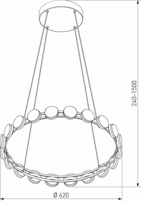 Подвесная люстра Eurosvet Tapioca 90332/20 черный в Ревде - revda.ok-mebel.com | фото 5