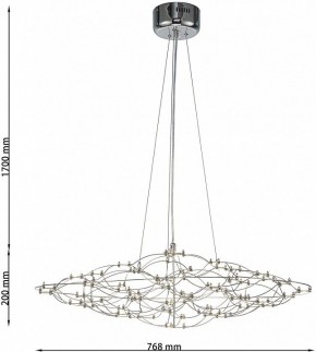 Подвесная люстра Favourite Thinner 4305-8P в Ревде - revda.ok-mebel.com | фото 5