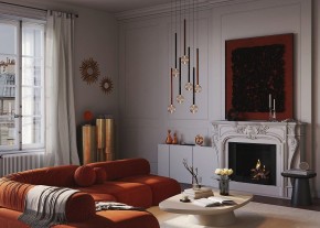 Подвесная люстра Maytoni Bubble dream MOD383PL-L40BBS3K в Ревде - revda.ok-mebel.com | фото 5