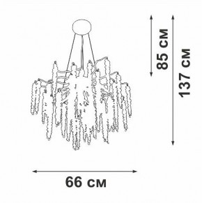 Подвесная люстра Vitaluce V28551 V28551-9/7S в Ревде - revda.ok-mebel.com | фото 5