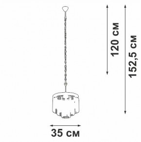Подвесная люстра Vitaluce V53570 V53570-8/7 в Ревде - revda.ok-mebel.com | фото 4