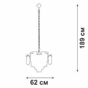 Подвесная люстра Vitaluce V58370 V58370-8/13 в Ревде - revda.ok-mebel.com | фото 3