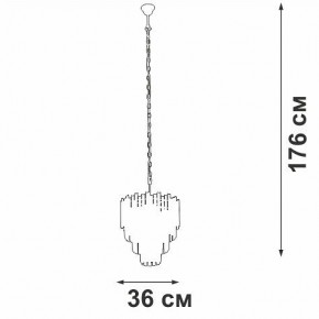Подвесная люстра Vitaluce V58471 V58471-8/5 в Ревде - revda.ok-mebel.com | фото 5