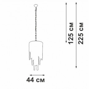 Подвесная люстра Vitaluce V5885 V5885-9/7 в Ревде - revda.ok-mebel.com | фото 3
