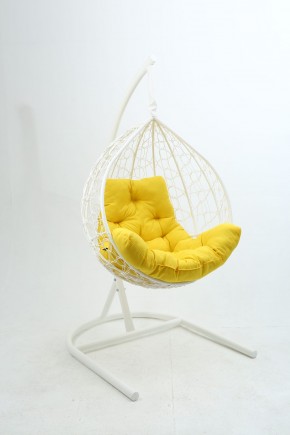 Подвесное кресло Бароло (белый/желтый) в Ревде - revda.ok-mebel.com | фото