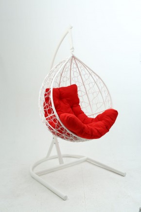 Подвесное кресло Бароло (белый/красный) в Ревде - revda.ok-mebel.com | фото