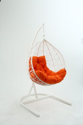 Подвесное кресло Бароло (белый/оранжевый) в Ревде - revda.ok-mebel.com | фото