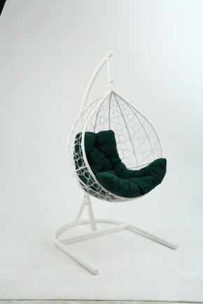 Подвесное кресло Бароло (белый/зеленый) в Ревде - revda.ok-mebel.com | фото