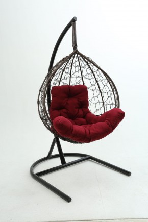 Подвесное кресло Бароло (коричневый/бордо) в Ревде - revda.ok-mebel.com | фото