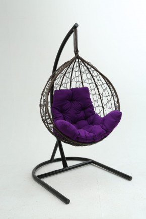 Подвесное кресло Бароло (коричневый/фиолетовый) в Ревде - revda.ok-mebel.com | фото