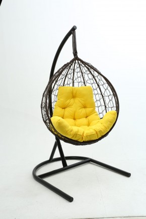 Подвесное кресло Бароло (коричневый/желтый) в Ревде - revda.ok-mebel.com | фото