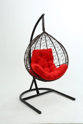Подвесное кресло Бароло (коричневый/красный) в Ревде - revda.ok-mebel.com | фото