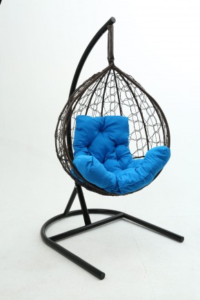 Подвесное кресло Бароло (коричневый/синий) в Ревде - revda.ok-mebel.com | фото