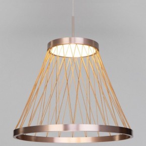 Подвесной светильник Eurosvet Cesta 40016/1 LED коричневый в Ревде - revda.ok-mebel.com | фото