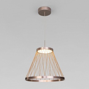 Подвесной светильник Eurosvet Cesta 40016/1 LED коричневый в Ревде - revda.ok-mebel.com | фото 2