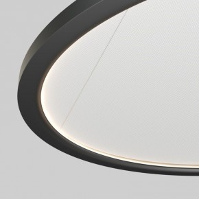Подвесной светильник горизонтальный VEIL, 35 Вт, ?600?В1500 мм, LED 2700-6000K, IP20, пульт Д/У (в комплекте), черный, алюминий, акрил в Ревде - revda.ok-mebel.com | фото 4