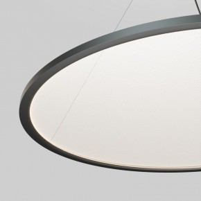 Подвесной светильник горизонтальный VEIL, 80 Вт, ?1000?В1500 мм, LED 2700-6000K, IP20, пульт Д/У (в комплекте), черный, алюминий, акрил в Ревде - revda.ok-mebel.com | фото 3