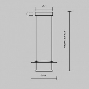 Подвесной светильник Maytoni Ambience MOD280PL-L23B3K1 в Ревде - revda.ok-mebel.com | фото 4