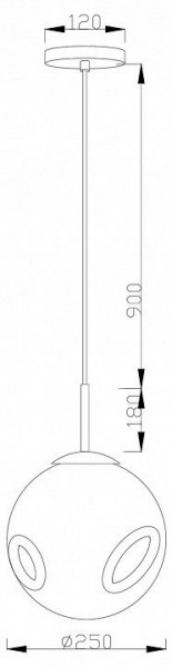 Подвесной светильник Moderli Amo V11520-1P в Ревде - revda.ok-mebel.com | фото 6