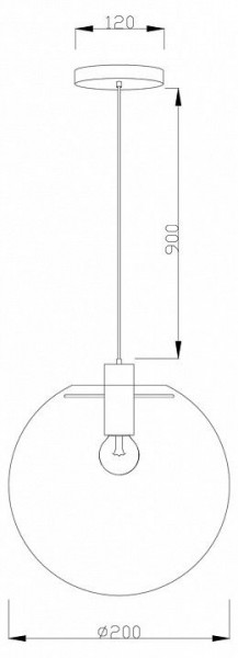 Подвесной светильник Moderli Aurora V11538-1P в Ревде - revda.ok-mebel.com | фото 3