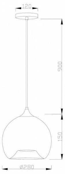 Подвесной светильник Moderli Laura V11530-1P в Ревде - revda.ok-mebel.com | фото 7