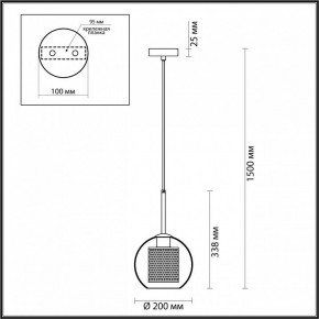 Подвесной светильник Odeon Light Clocky 4939/1 в Ревде - revda.ok-mebel.com | фото 4