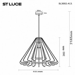 Подвесной светильник ST-Luce Sentito SL3002.413.01 в Ревде - revda.ok-mebel.com | фото 5