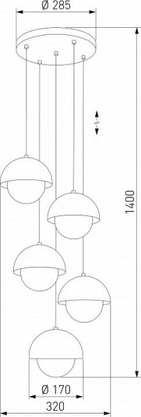 Подвесной светильник TK Lighting Bono 10214 Bono в Ревде - revda.ok-mebel.com | фото 4