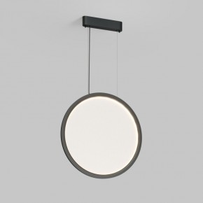 Подвесной светильник вертикальный VEIL, 35 Вт, ?600?2100 мм, LED 2700-6000K, IP20, пульт Д/У (в комплекте), черный, алюминий, акрил в Ревде - revda.ok-mebel.com | фото