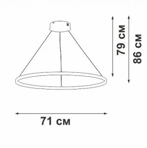Подвесной светильник Vitaluce V2516 V2516-8/3S в Ревде - revda.ok-mebel.com | фото 3