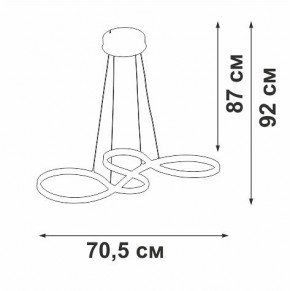 Подвесной светильник Vitaluce V2519 V2519-0/1S в Ревде - revda.ok-mebel.com | фото 3
