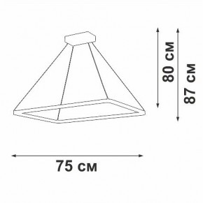 Подвесной светильник Vitaluce V2704 V2704-9/1S в Ревде - revda.ok-mebel.com | фото 3
