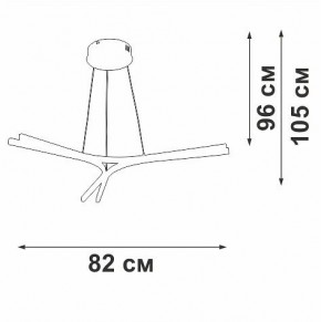 Подвесной светильник Vitaluce V2708 V2708-0/3S в Ревде - revda.ok-mebel.com | фото 3
