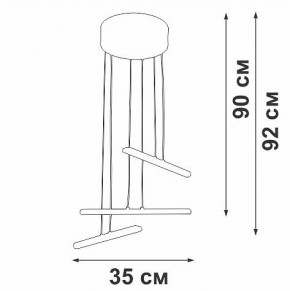 Подвесной светильник Vitaluce V3046 V3046-0/3S в Ревде - revda.ok-mebel.com | фото 5