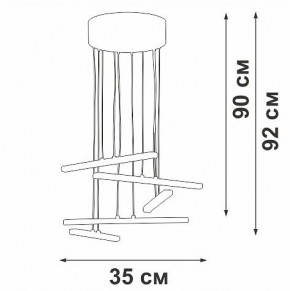 Подвесной светильник Vitaluce V3046 V3046-1/5S в Ревде - revda.ok-mebel.com | фото 5
