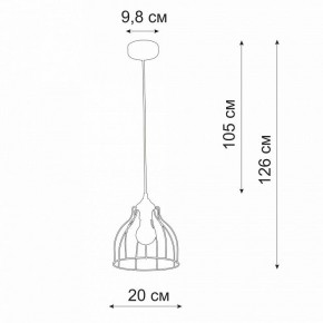 Подвесной светильник Vitaluce V3102 V3102-1/1S в Ревде - revda.ok-mebel.com | фото 3