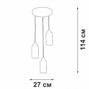 Подвесной светильник Vitaluce V3787 V3787-1/3S в Ревде - revda.ok-mebel.com | фото 4