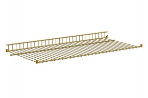 Полка сотовая L695 (золото) в Ревде - revda.ok-mebel.com | фото