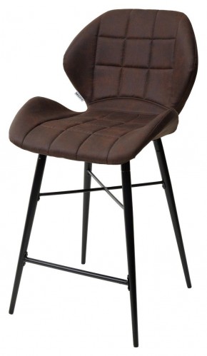 Полубарный стул MARCEL COWBOY-#800 темно-коричневый (H=65cm), ткань микрофибра М-City в Ревде - revda.ok-mebel.com | фото