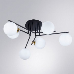 Потолочная люстра Arte Lamp Gemini A2243PL-6BK в Ревде - revda.ok-mebel.com | фото 2