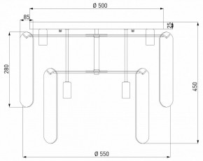 Потолочная люстра Eurosvet Claire 60170 золото в Ревде - revda.ok-mebel.com | фото 5