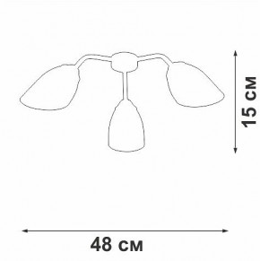 Потолочная люстра Vitaluce V31950 V31950/3PL в Ревде - revda.ok-mebel.com | фото 3