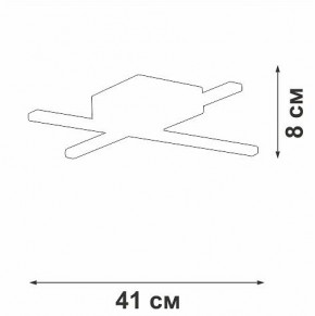 Потолочная люстра Vitaluce V3801 V3801-0/2PL в Ревде - revda.ok-mebel.com | фото 2